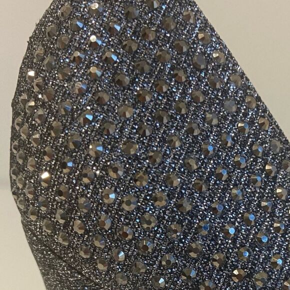 NWOT STEVE MADDEN Stilleto Rhinestne ClassicPump Gray Size 7 - Picture 4 of 12